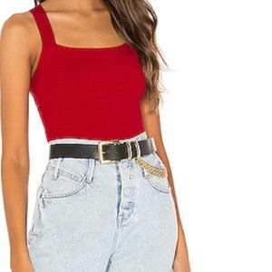 Superdown Sparrow Cross back bodysuite NWT - S